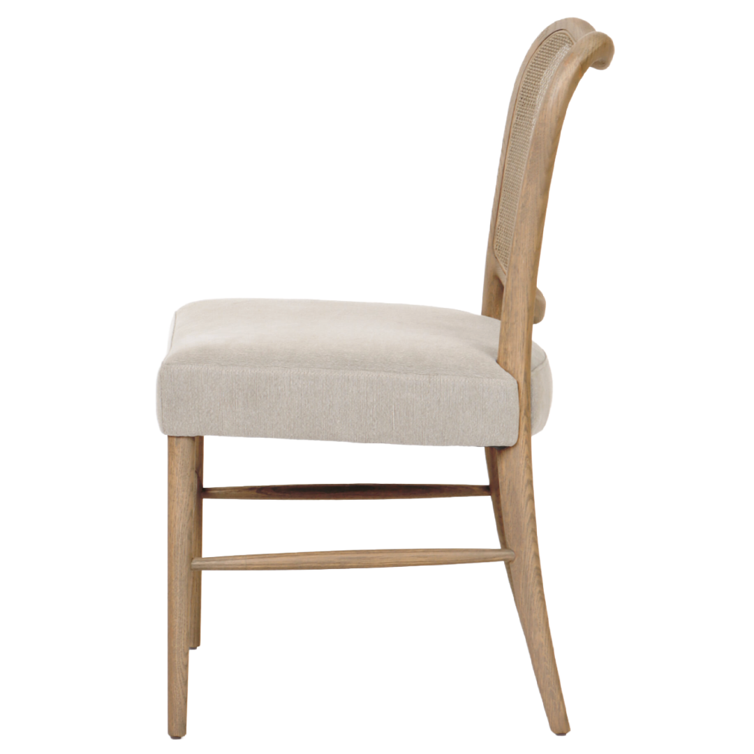 Bonnie Steeple Grey Fabric Dining Chair set of 6