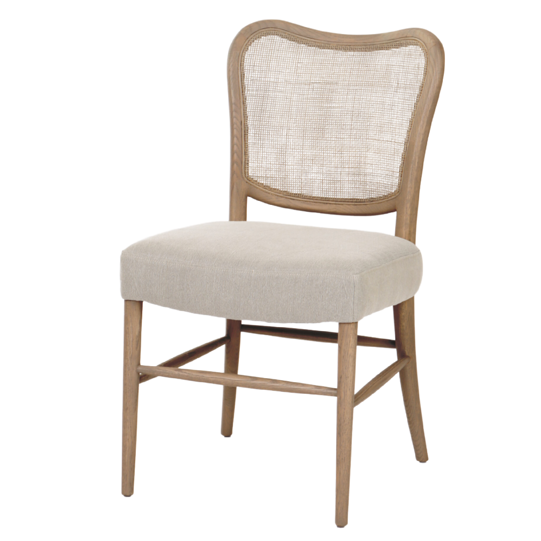 Bonnie Steeple Grey Fabric Dining Chair set of 6