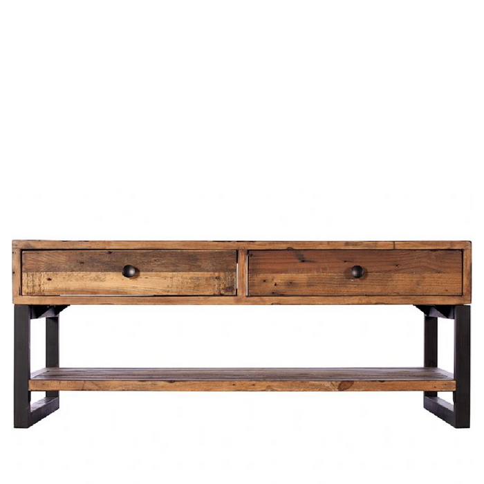 Noxon Reclaimed Coffee Table With Drawers