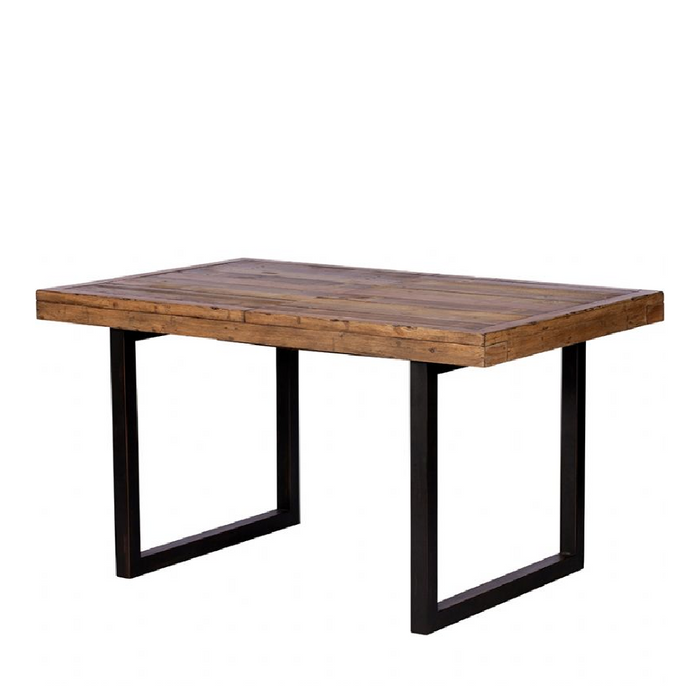 Halstein 140cm Reclaimed Extending Dining Table