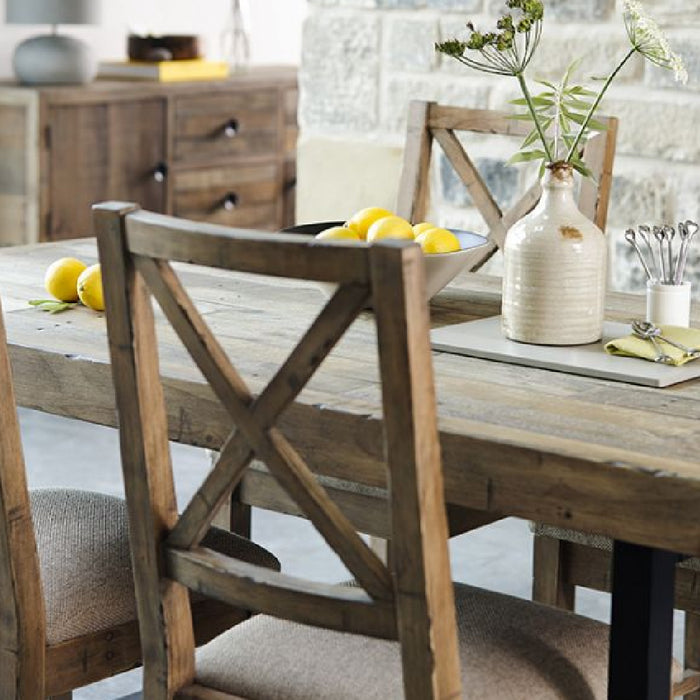 Halstein 140cm Reclaimed Extending Dining Table