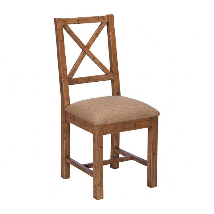 Nixon  Reclaimed Cross Back Dining Chair