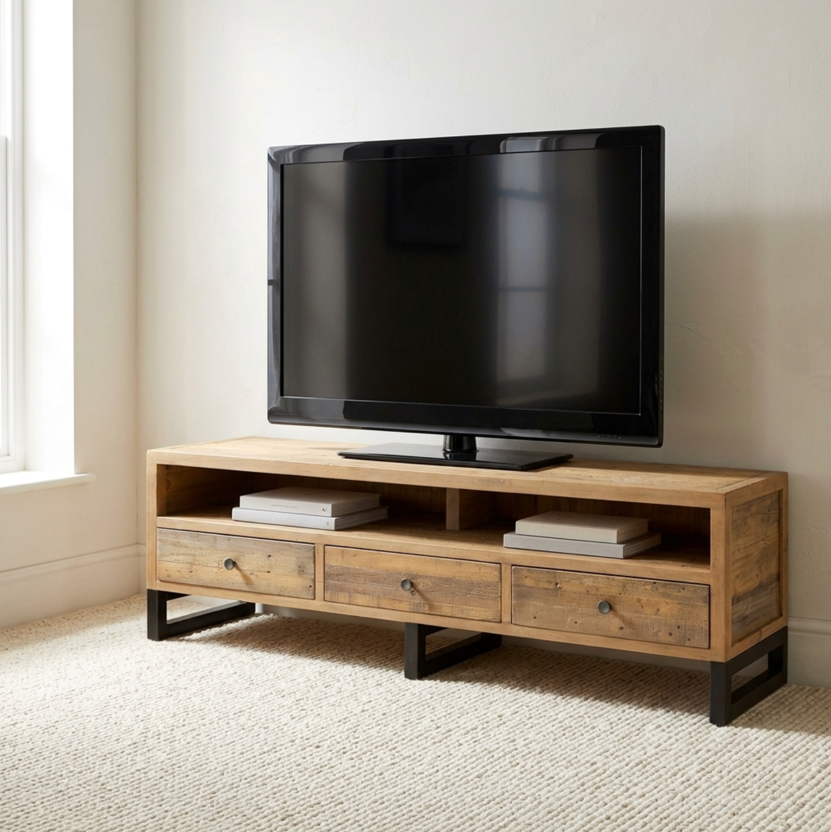 NIXON RECLAIMED TIMBER  175CM LARGE TV UNIT