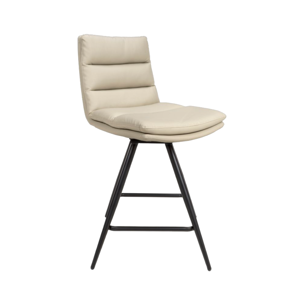 Nobo Swivel Bar Chair – Taupe