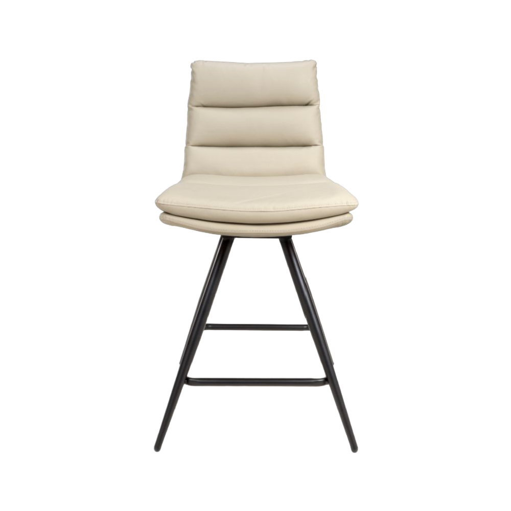 Nobo Swivel Bar Chair – Taupe