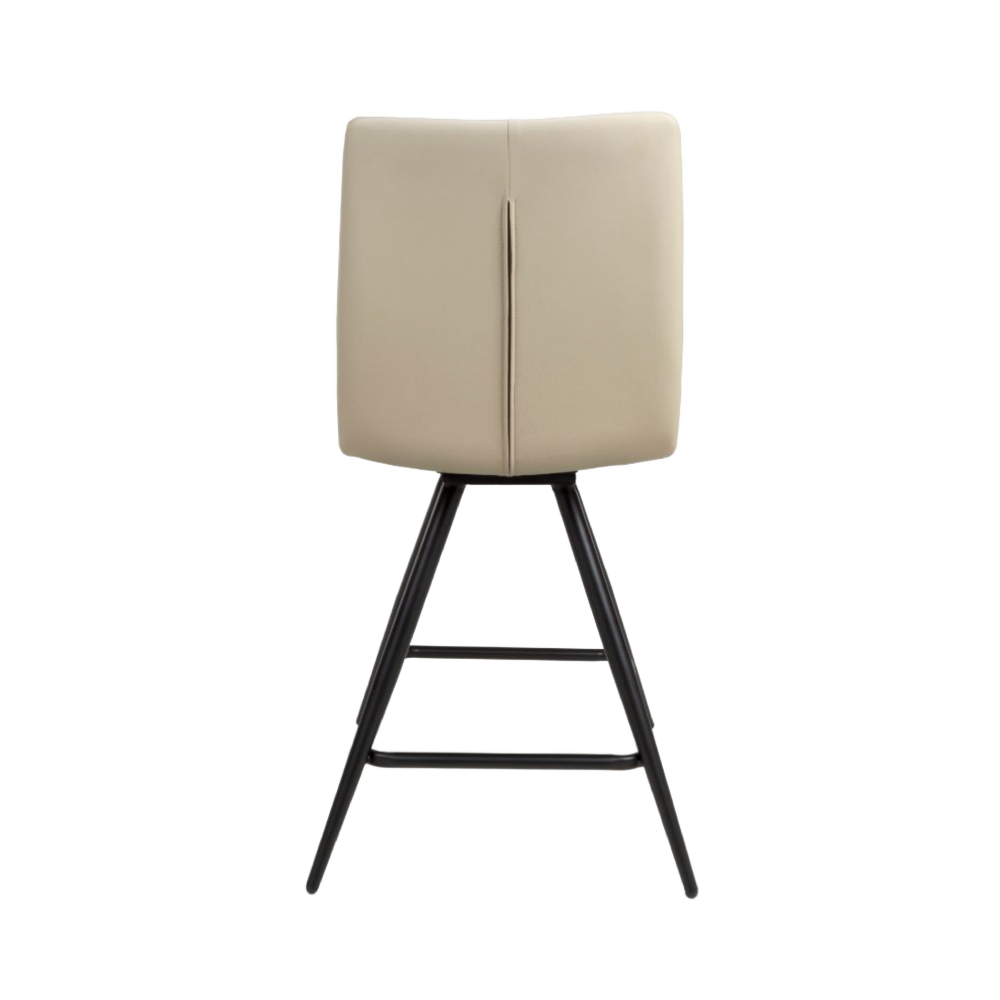 Nobo Swivel Bar Chair – Taupe