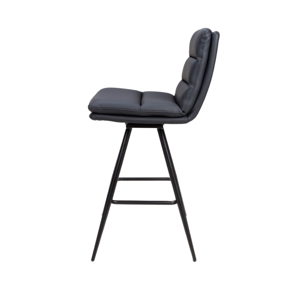 Nobo Swivel Bar Chair – Black