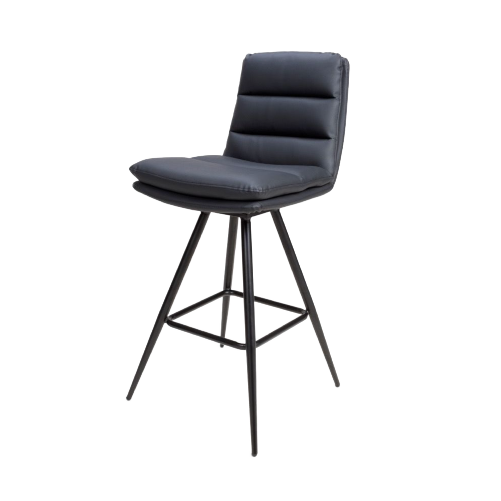 Nobo Swivel Bar Chair – Black