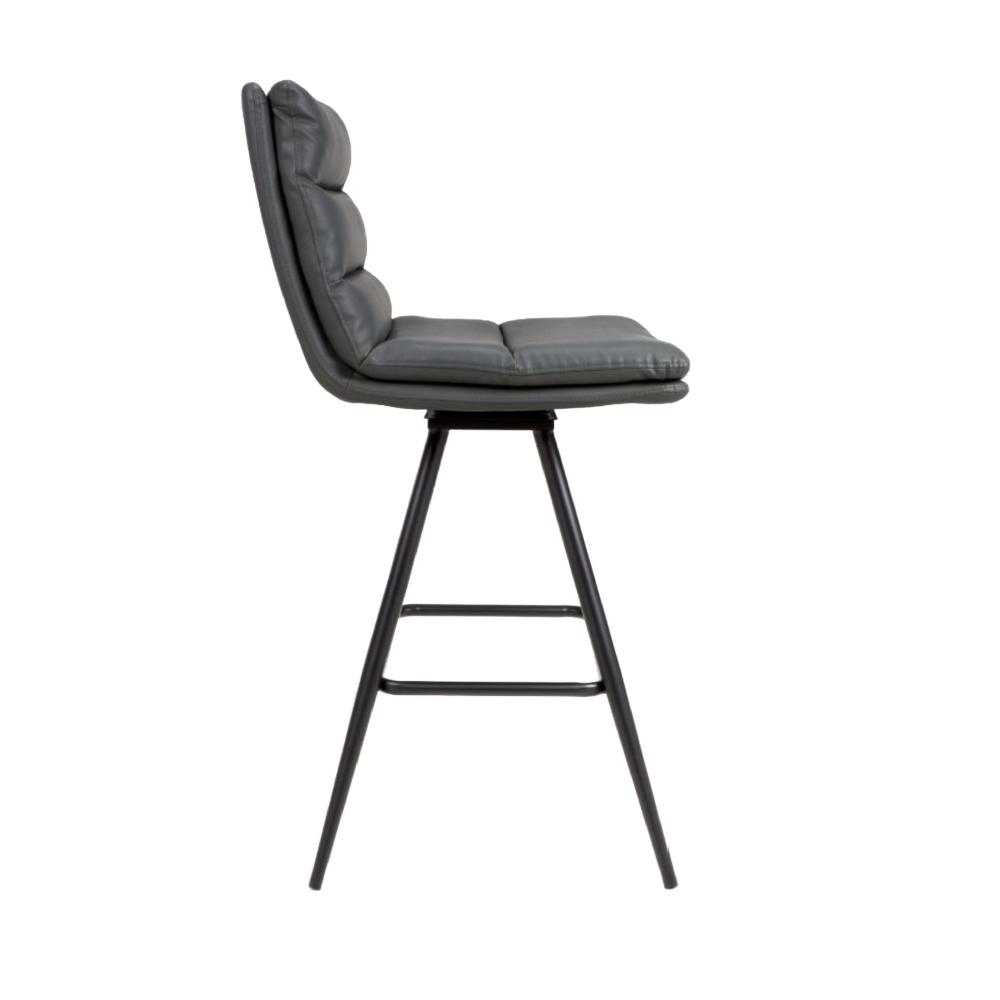Nobo Swivel Bar Chair – Grey
