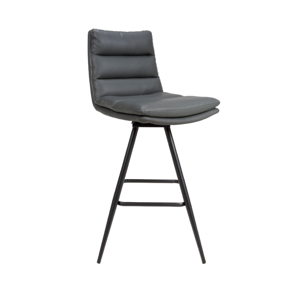 Nobo Swivel Bar Chair – Grey