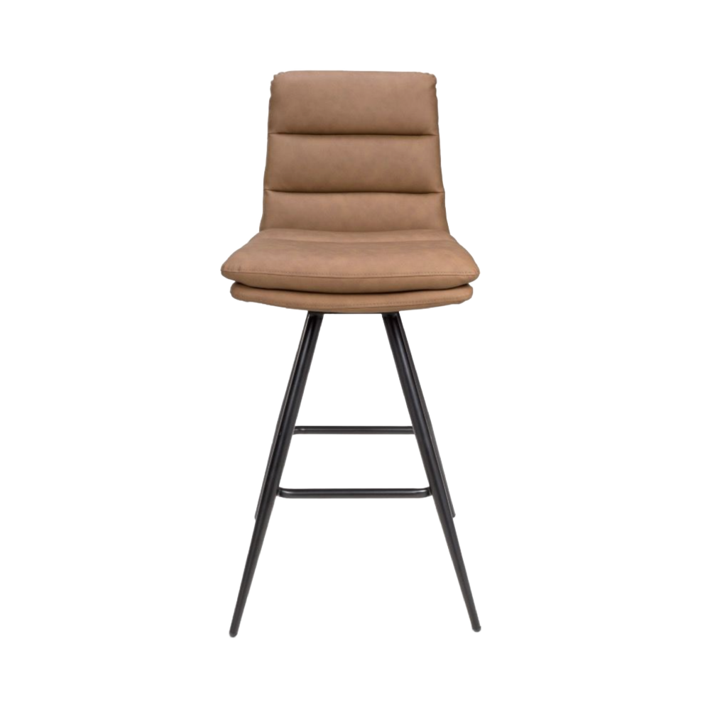 Nobo Swivel Bar Chair – Tan