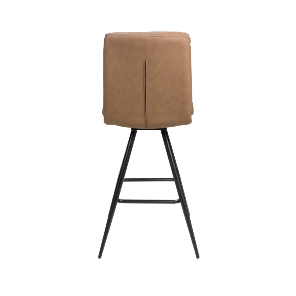 Nobo Swivel Bar Chair – Tan