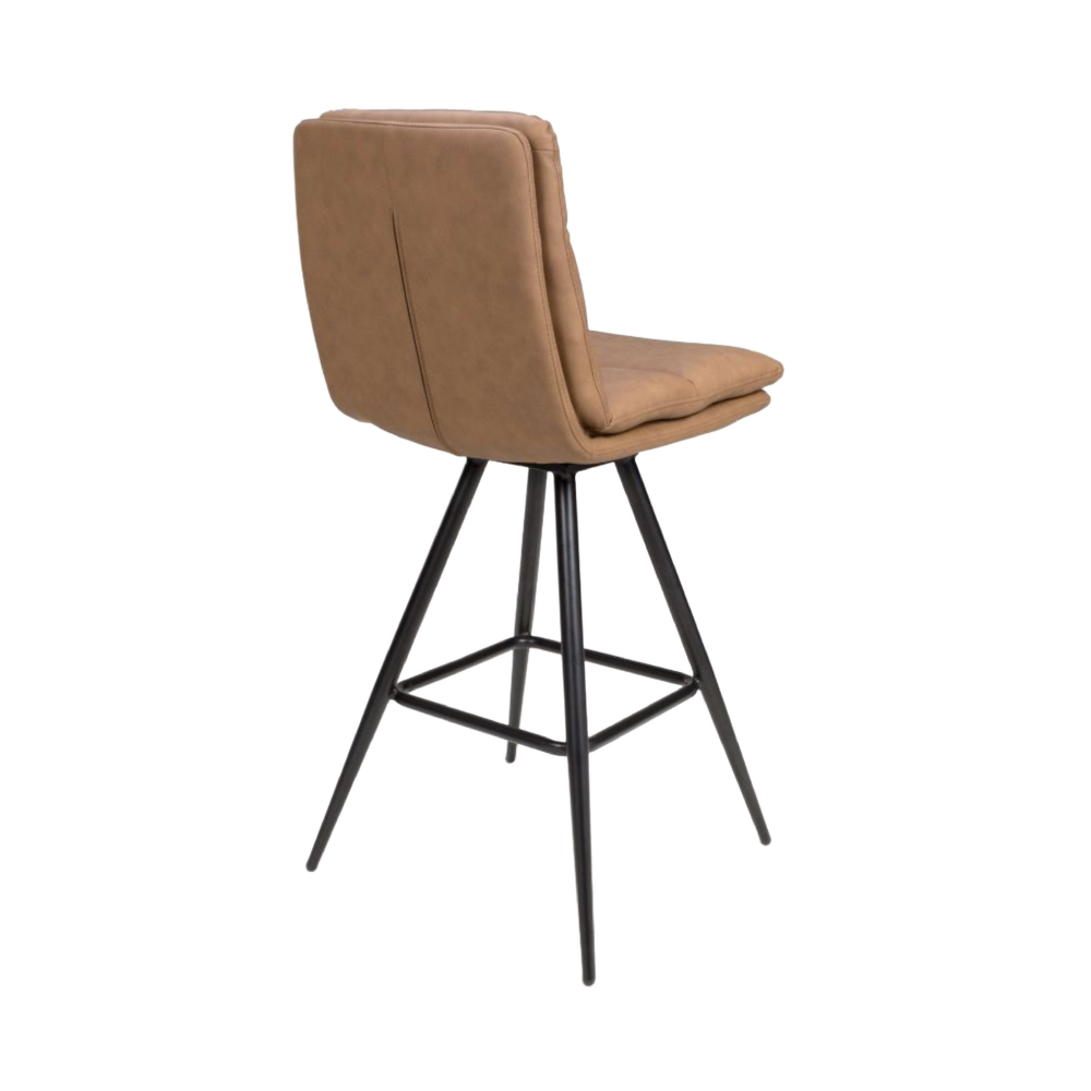Nobo Swivel Bar Chair – Tan