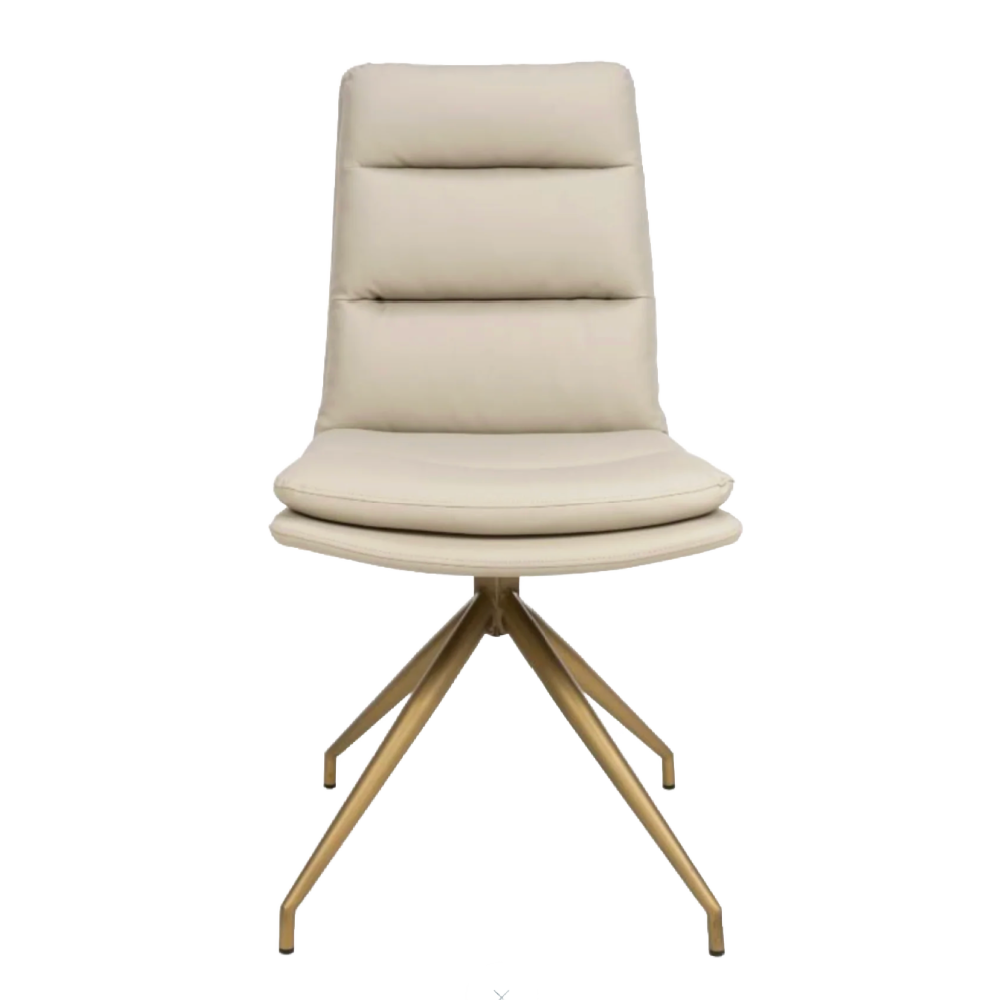 Nobo Swivel Chair Bronze leg Taupe