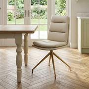 Nobo Swivel Chair Bronze leg Taupe