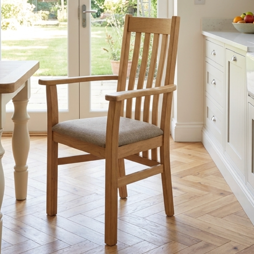 Oak Cambridge Carver Chair