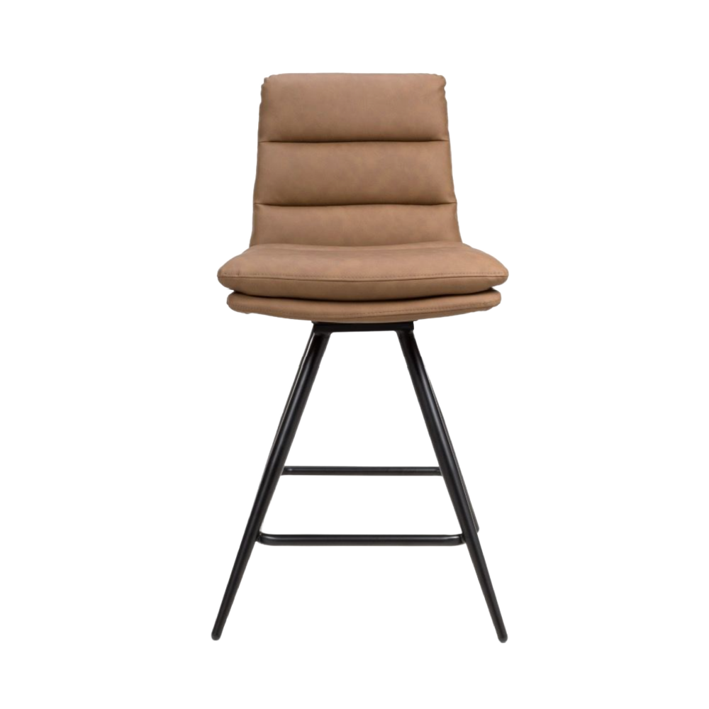 Nobo Swivel Counter Chair – Tan