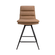 Nobo Swivel Counter Chair – Tan