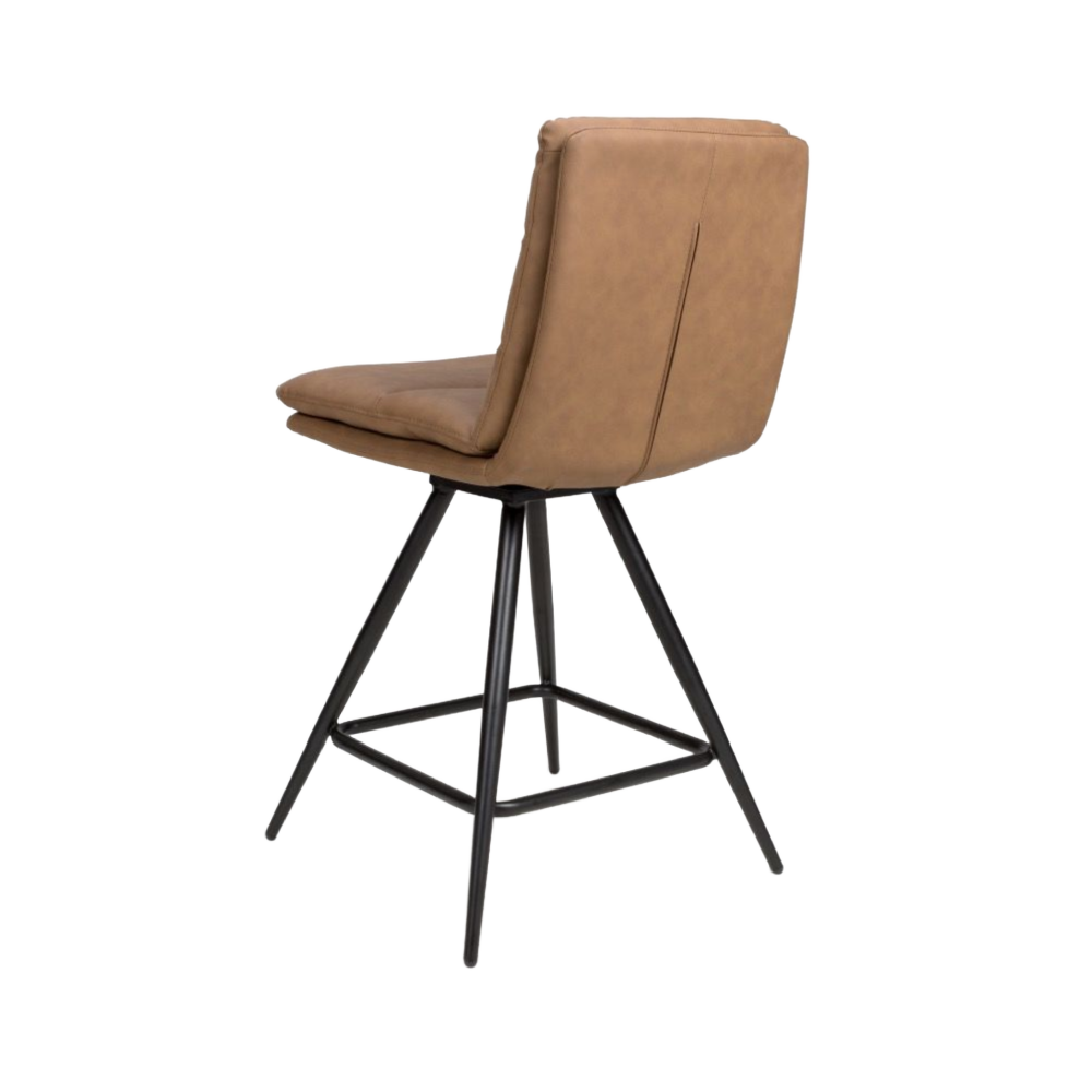 Nobo Swivel Counter Chair – Tan