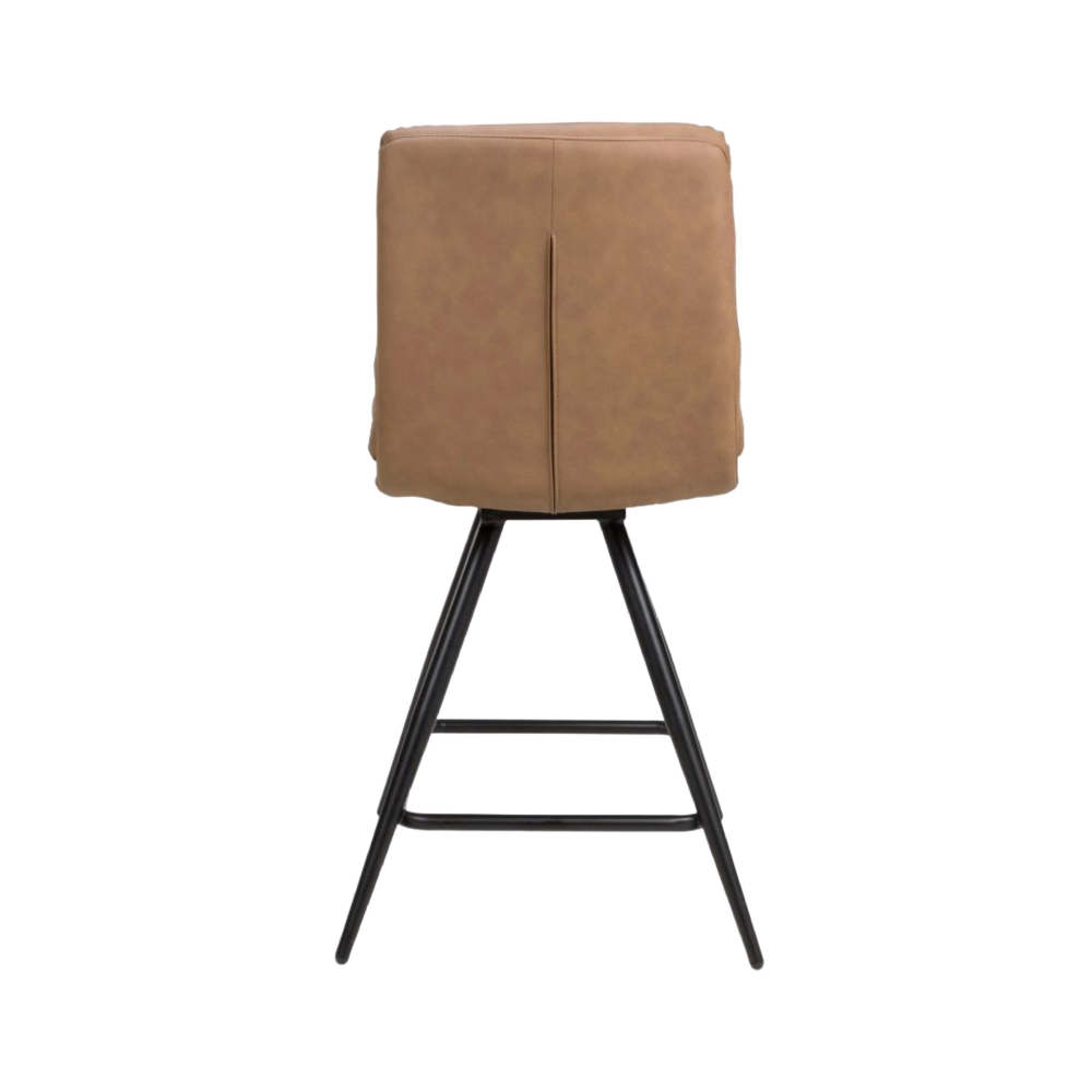 Nobo Swivel Counter Chair – Tan
