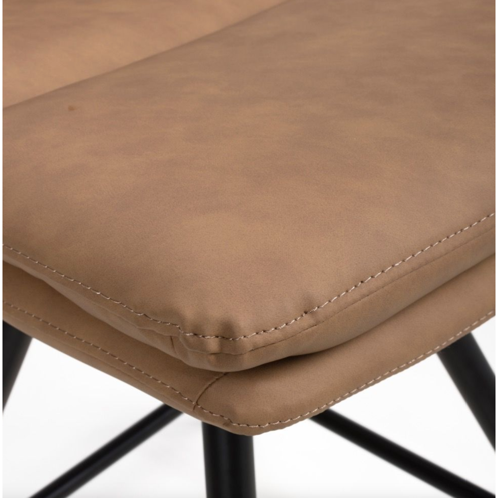 Nobo Swivel Counter Chair – Tan