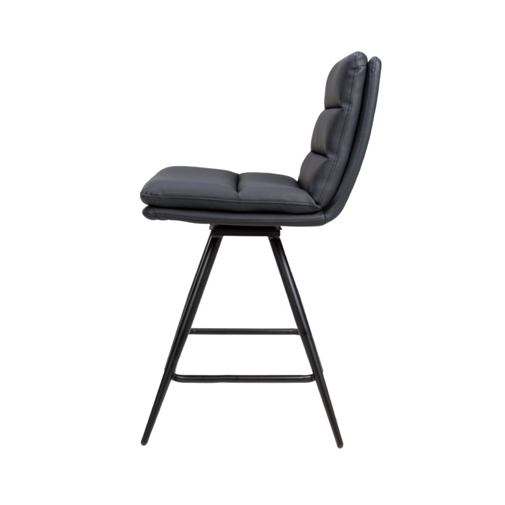 Nobo Swivel Counter Chair – Black