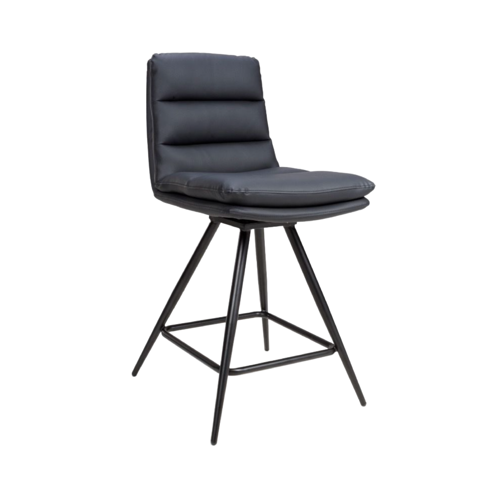 Nobo Swivel Counter Chair – Black