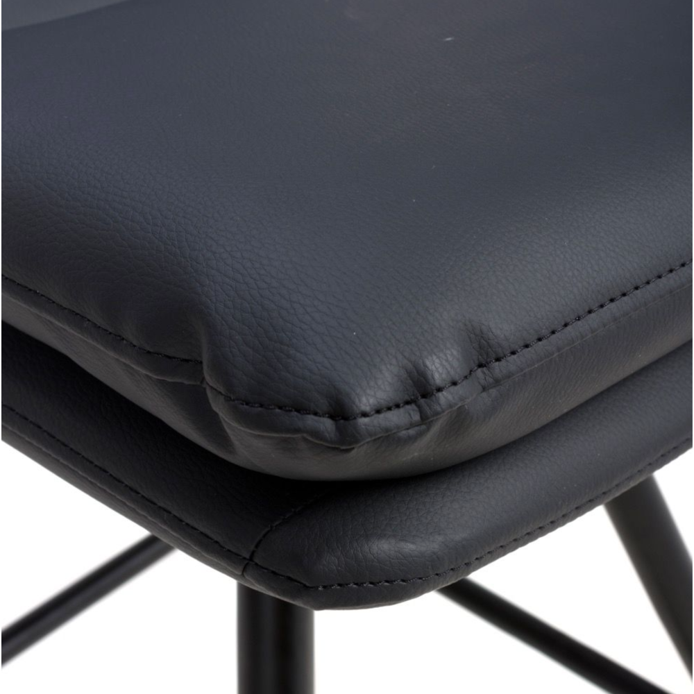 Nobo Swivel Counter Chair – Black