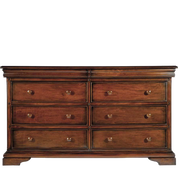 Normandie 6 drawer wide chest