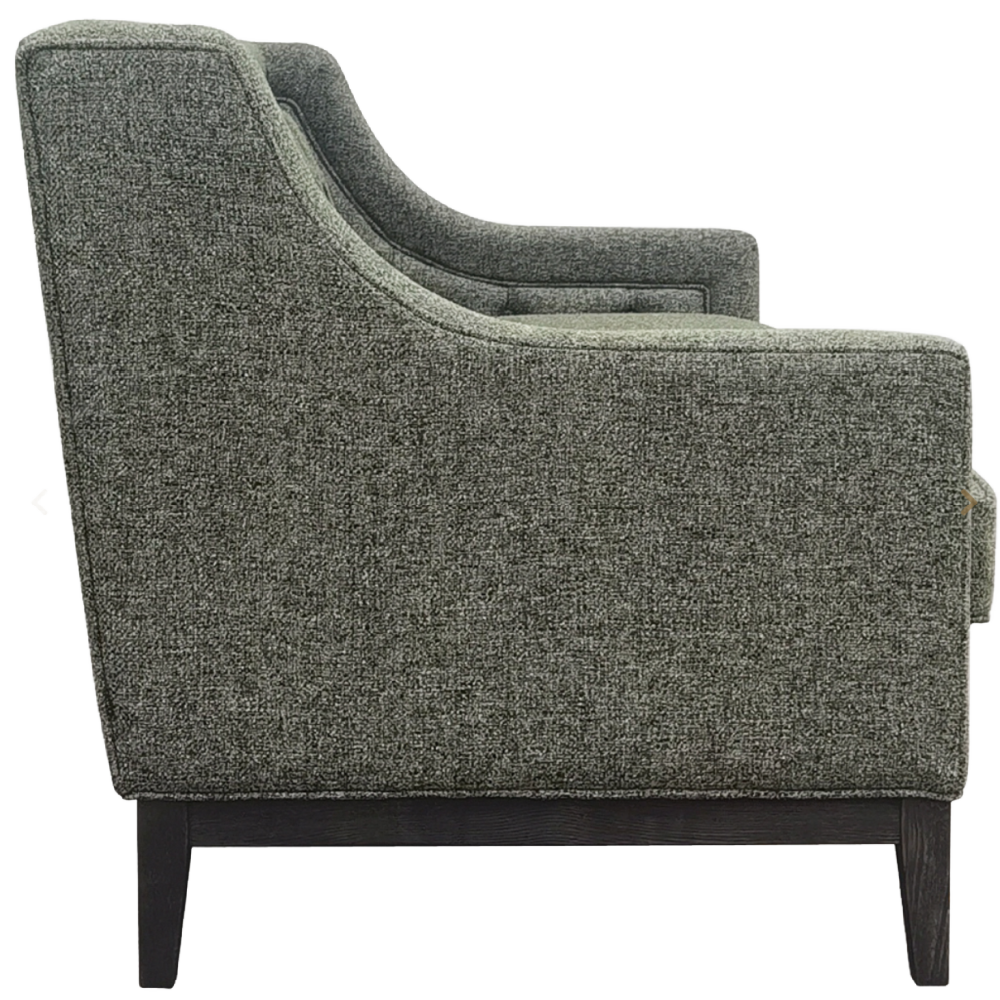 Theodore Buttoned Sofa Forest Green