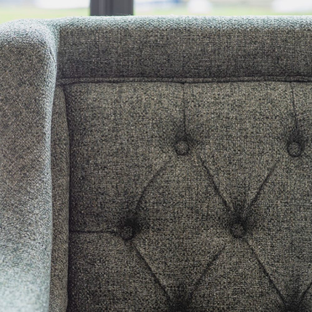 Theodore Buttoned Sofa Forest Green