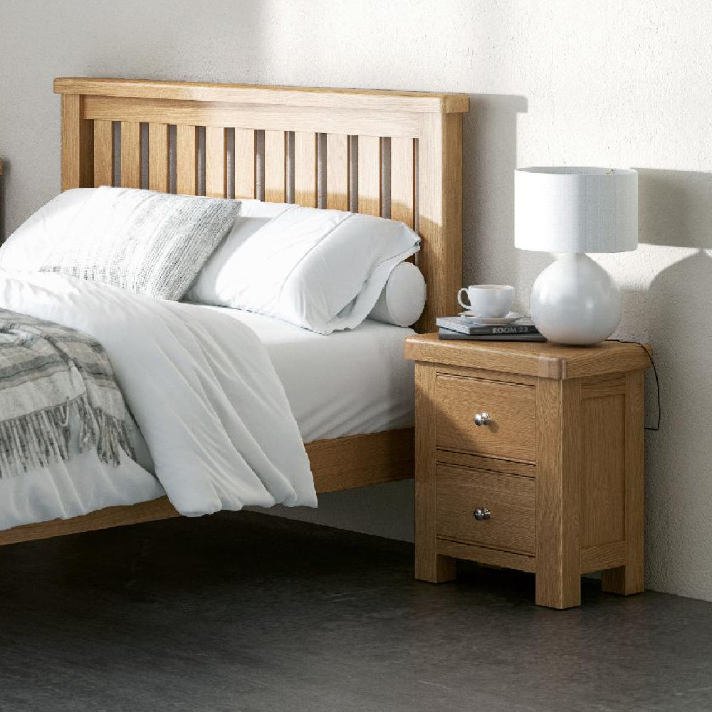 Normandy 2 Drawer bedside