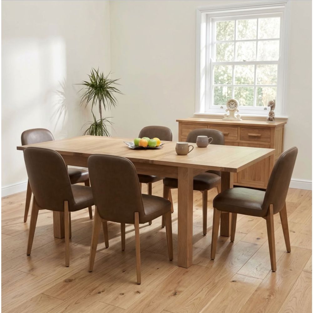 Opus Oak Extending Dining Table