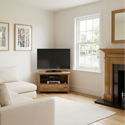 Opus TV Cabinet in Solid Oak