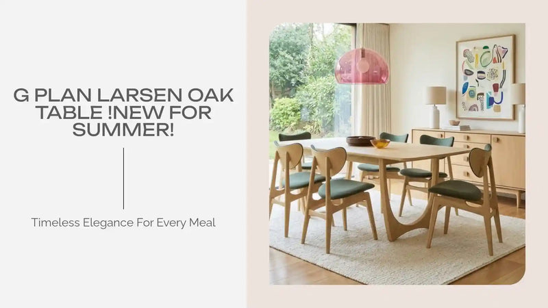 G Plan Larsen Oak Table !New for Summer! by@Outfy