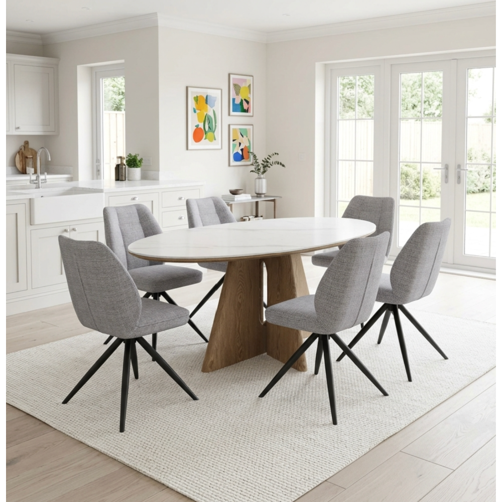 Ravello 160cm Oval Dining Table