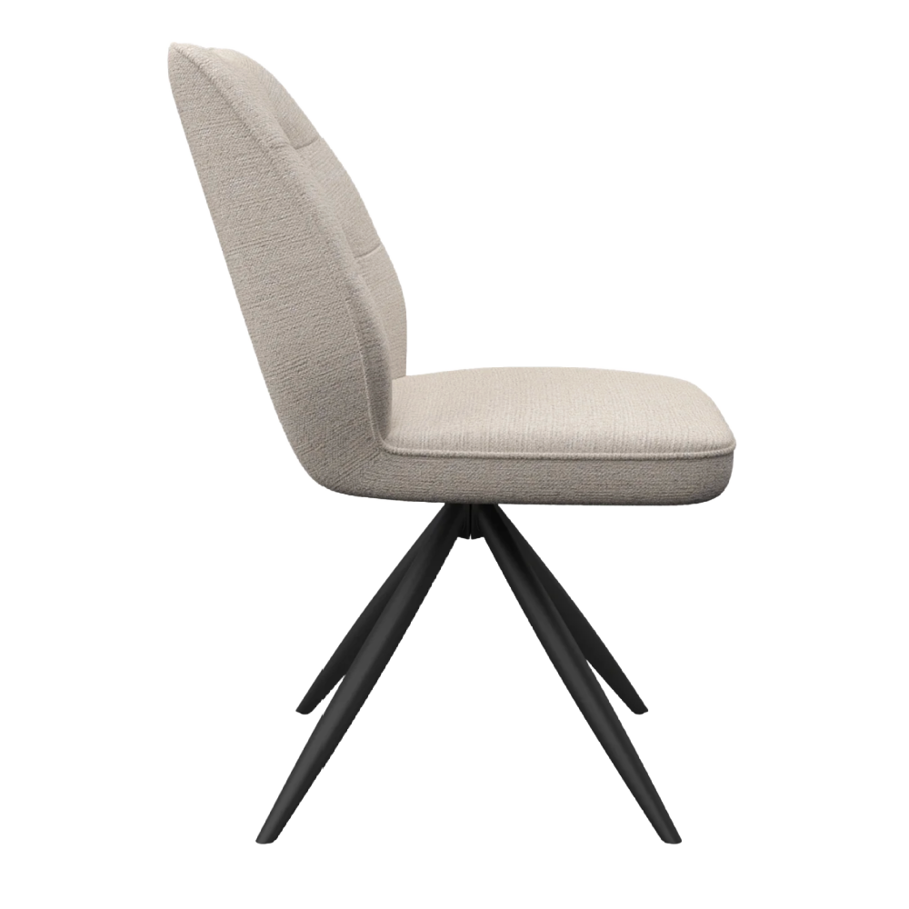 Ravello Fabric Swivel Dining Chair