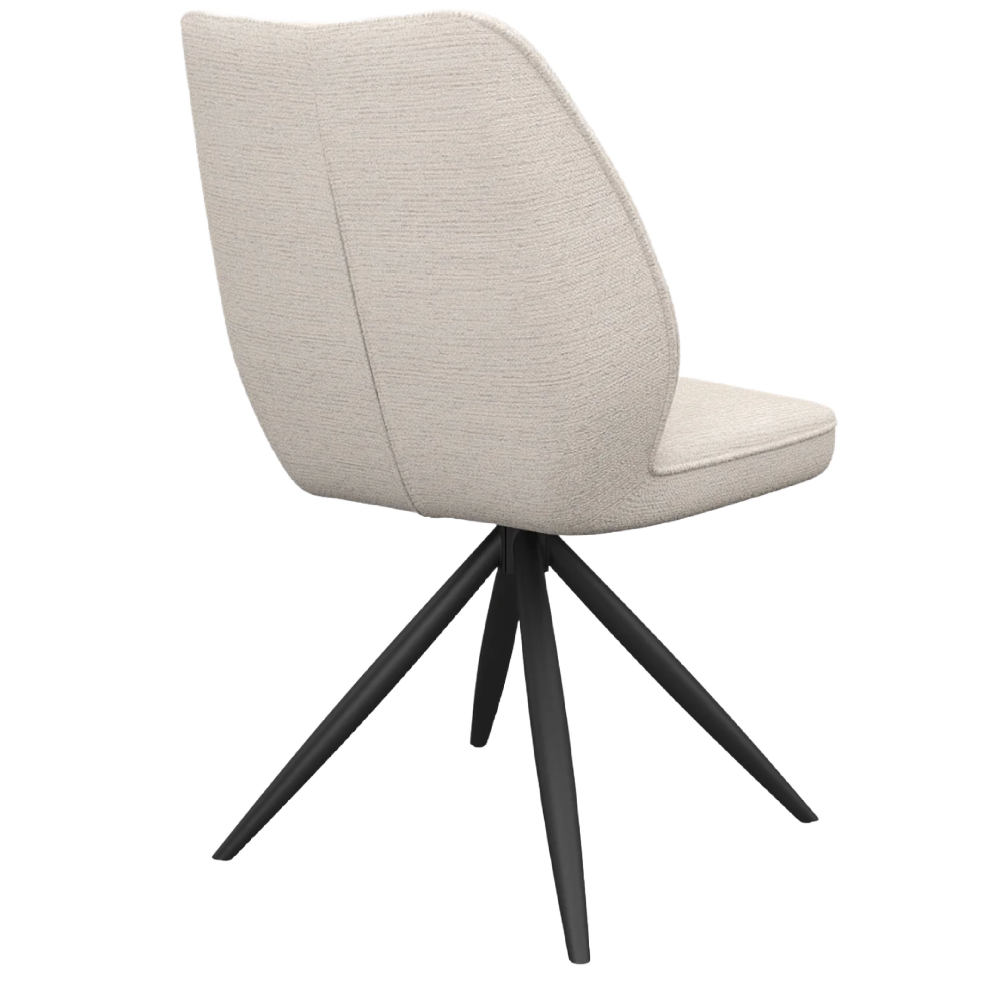 Ravello Fabric Swivel Dining Chair