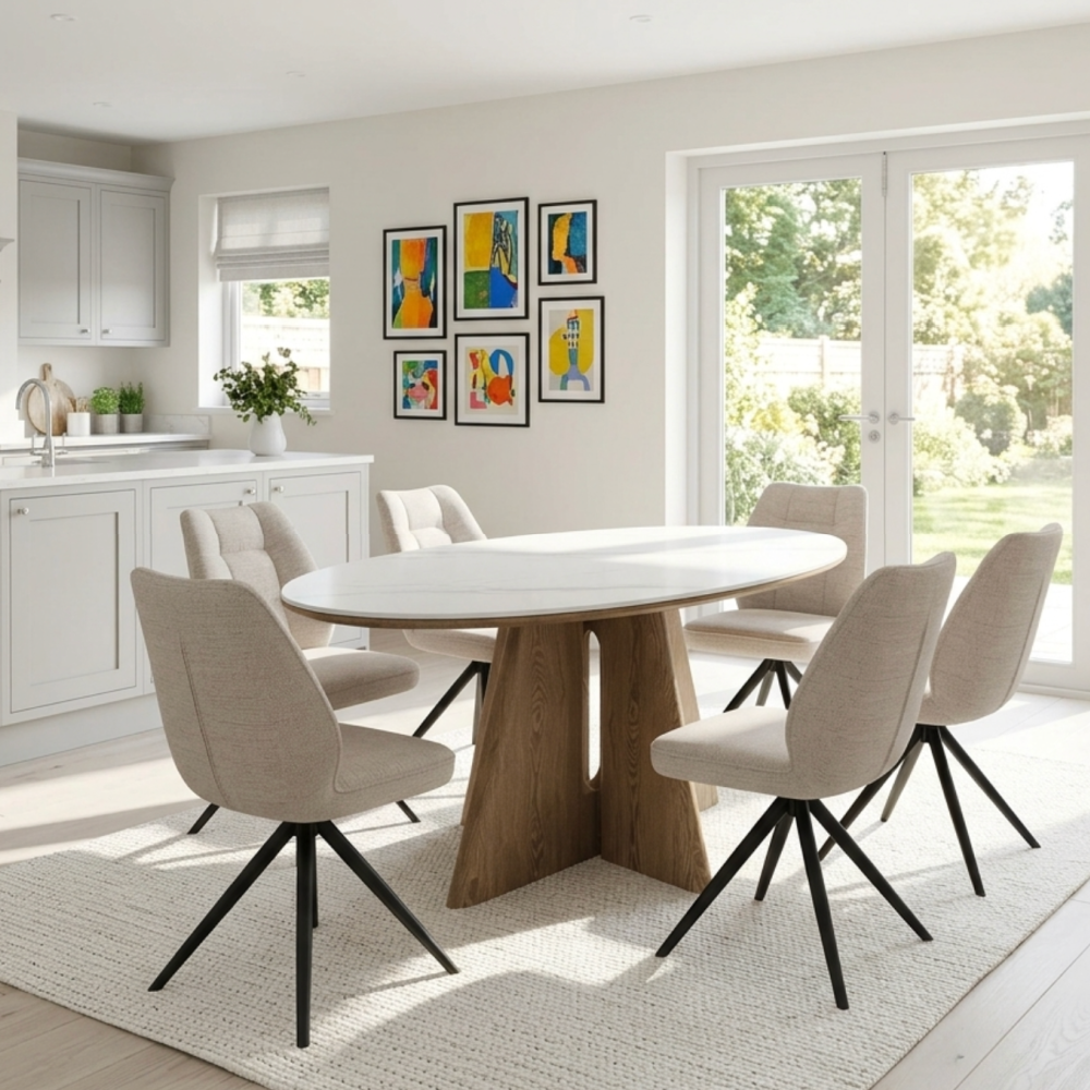 Ravello 160cm Oval Dining Table
