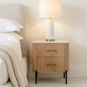 Baker Reed 2 Drawer Bedside Table