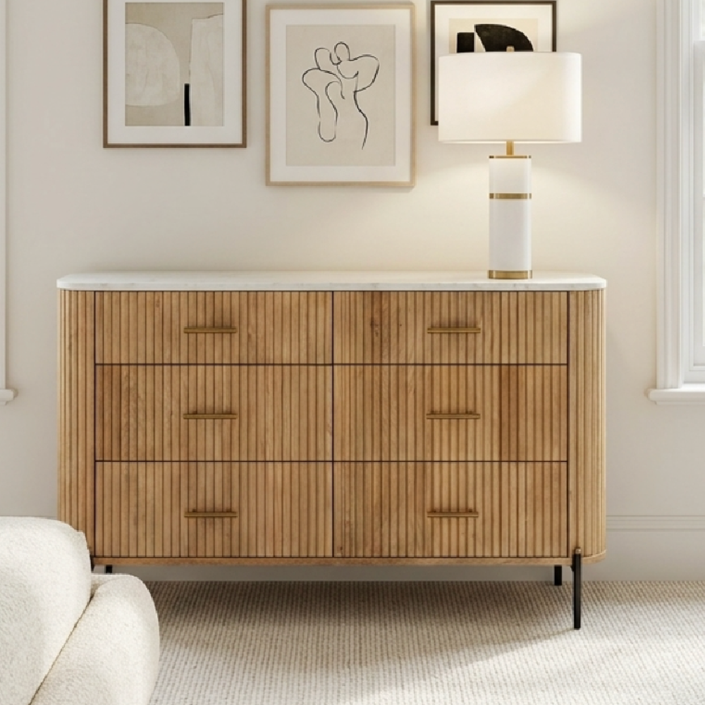 Baker Reed 6 Drawer Wide Chest of Drawers