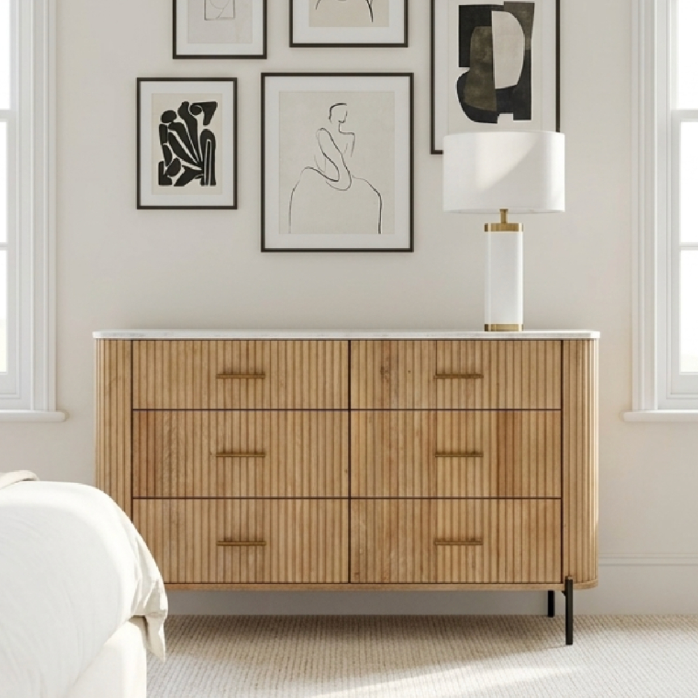 Baker Reed 6 Drawer Wide Chest of Drawers