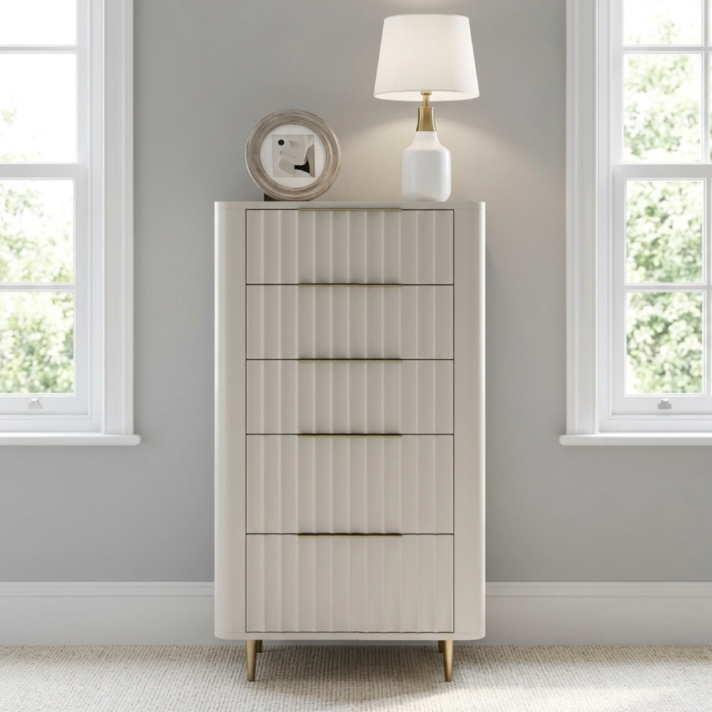 LILY 5 DRAWER TALL CHEST