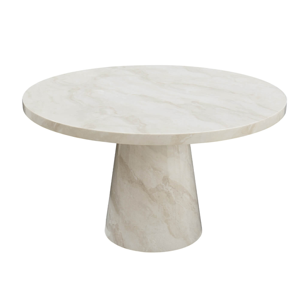 Apollo Round Dining Table 1300 Taupe
