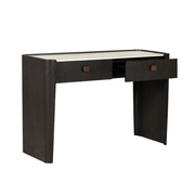 Rhodes 2 Drawer Desk/Dressing Table Ebony