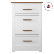 Modo Painted 4 Drawer Wellington
