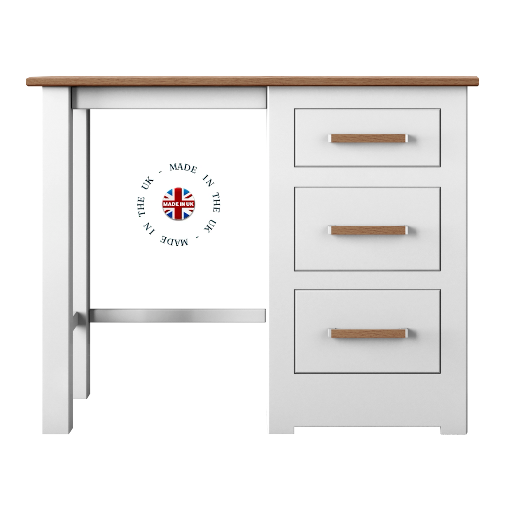 Modo Painted Single Pedestal dressing table