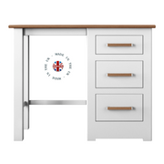 Modo Painted Single Pedestal dressing table