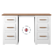 Modo Painted Double Pedestal dressing table
