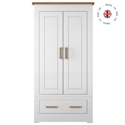 Modo Painted Double Wardrobe with drawer